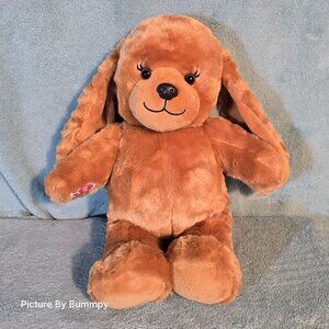 Build-A-Bear Workshop Barkleigh Dog stuffed animal.